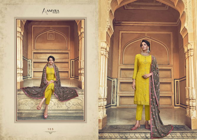 Amyra Dream Vol 2 Georgette Heavy Designer Salwar Suits Catalog
